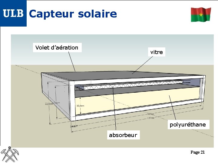 Capteur solaire Volet d’aération vitre polyuréthane absorbeur Page 21 
