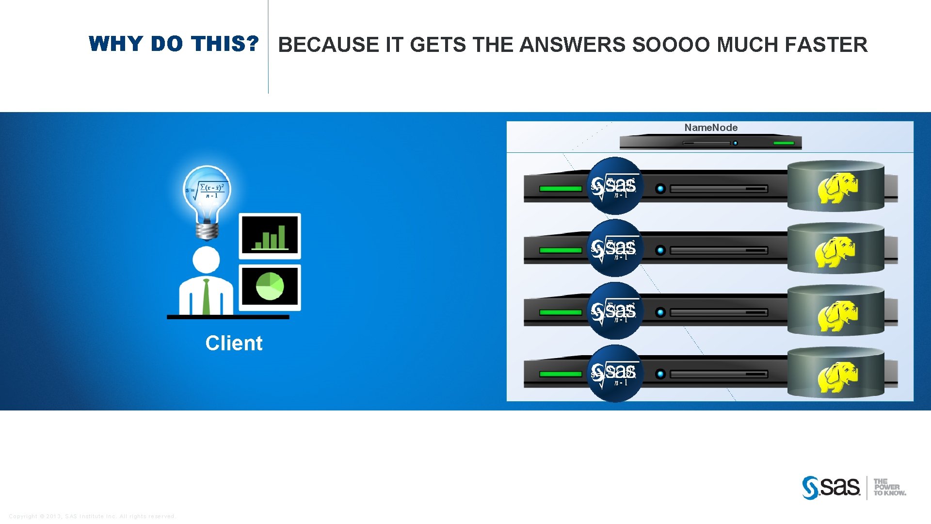 WHY DO THIS? BECAUSE IT GETS THE ANSWERS SOOOO MUCH FASTER Name. Node Client
