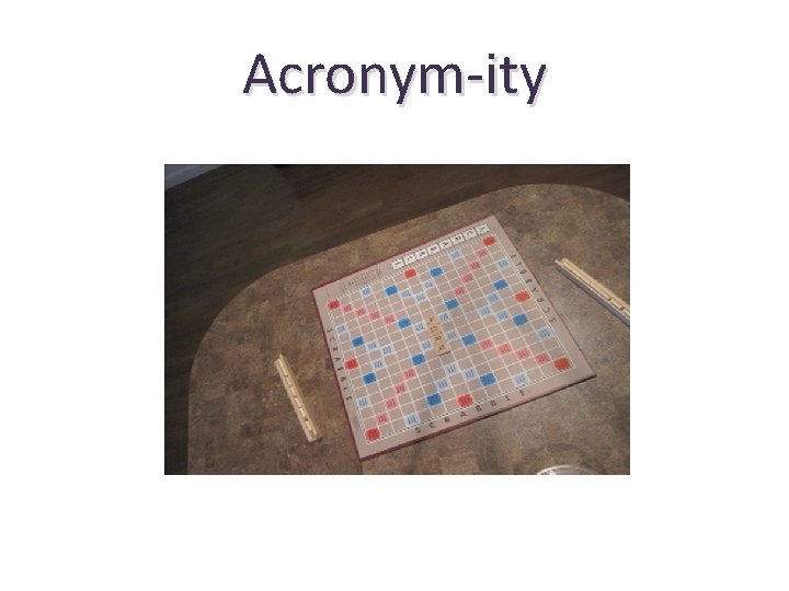 Acronym-ity 