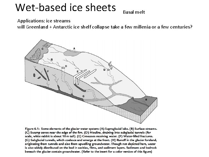 Wet-based ice sheets Basal melt Applications: ice streams will Greenland + Antarctic ice shelf Wet-based ice sheets Basal melt Applications: ice streams will Greenland + Antarctic ice shelf