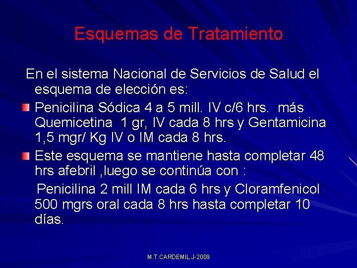 Esquemas de Tratamiento En el sistema Nacional de Servicios de Salud el esquema de Esquemas de Tratamiento En el sistema Nacional de Servicios de Salud el esquema de