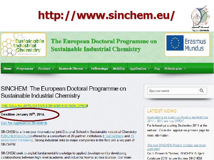 http: //www. sinchem. eu/ 9/9/2020 Prof. Dr. Mahmoud M. Shendi 19 
