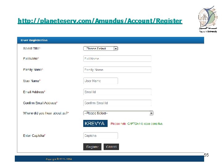 http: //planeteserv. com/Amundus/Account/Register 9/9/2020 55 