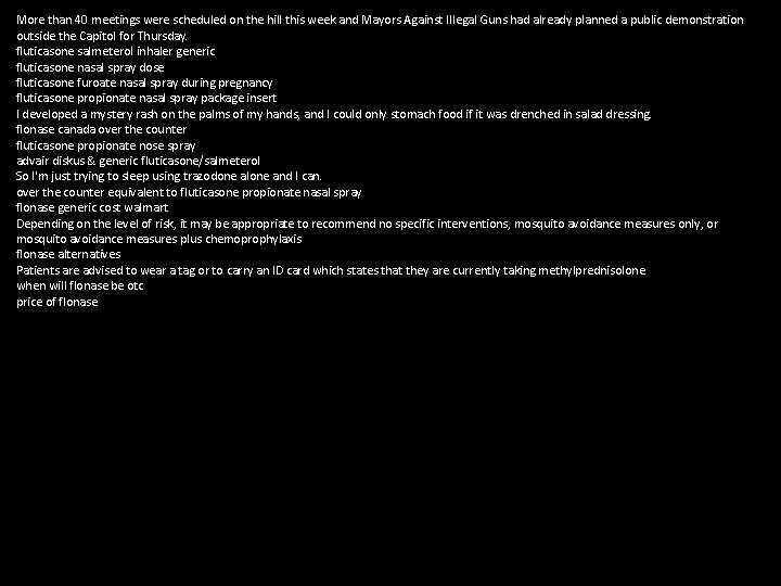 More than 40 meetings were scheduled on the hill this week and Mayors Against