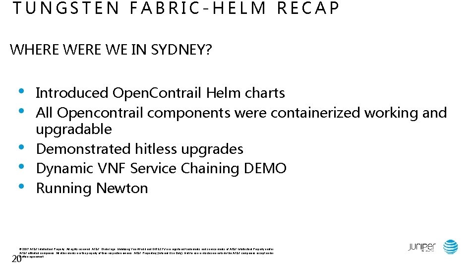 TUNGSTEN FABRIC-HELM RECAP WHERE WE IN SYDNEY? • • • Introduced Open. Contrail Helm