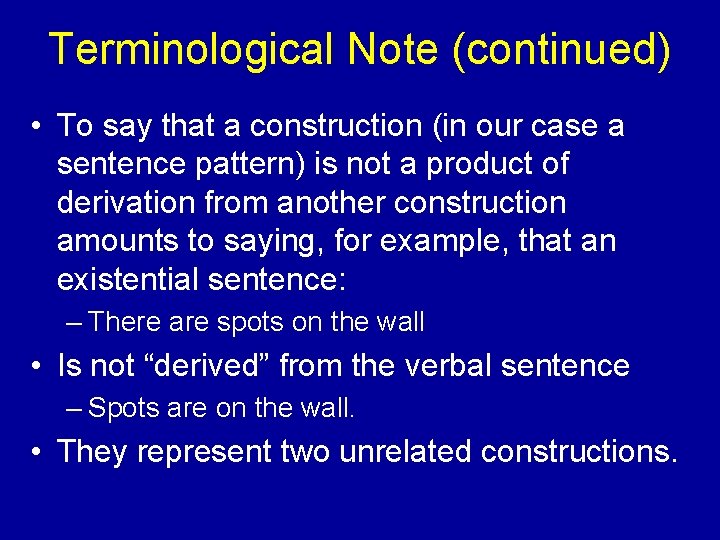 Introduction to English Syntax Level 1 Course Ron
