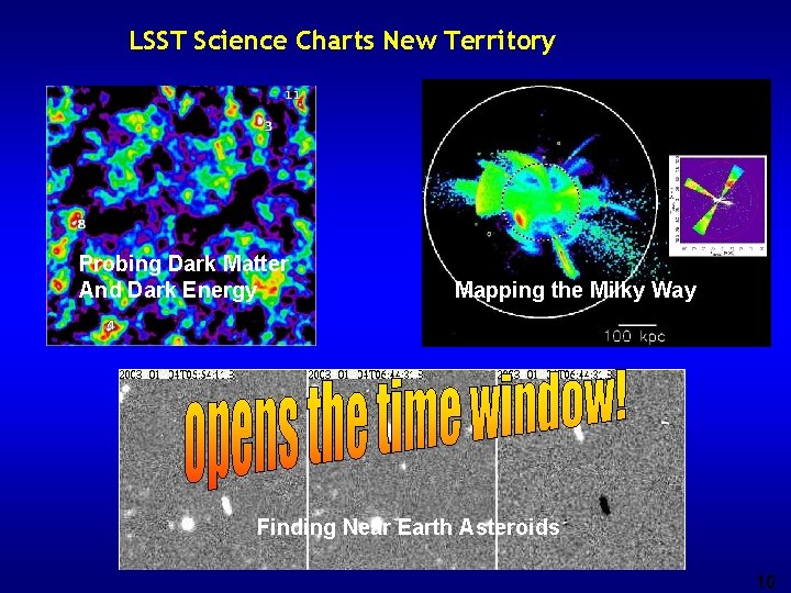 LSST Science Charts New Territory Probing Dark Matter And Dark Energy Mapping the Milky