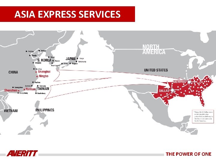 ASIA EXPRESS SERVICES THE POWER OF ONE 