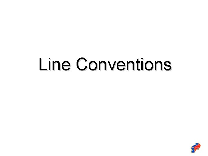 Line Conventions 