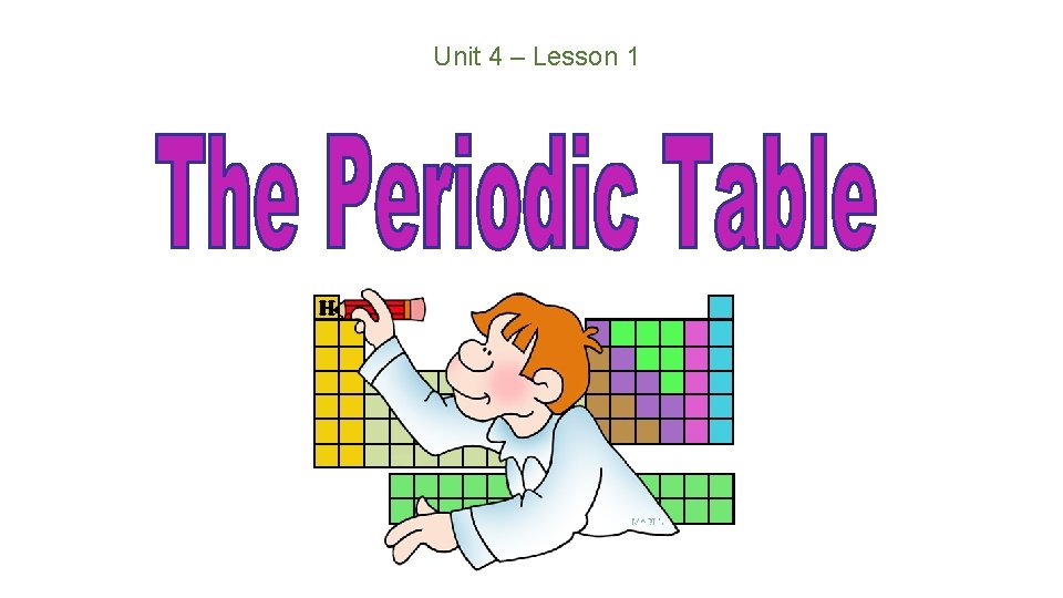 Unit 4 – Lesson 1 Unit 4 – Lesson 1