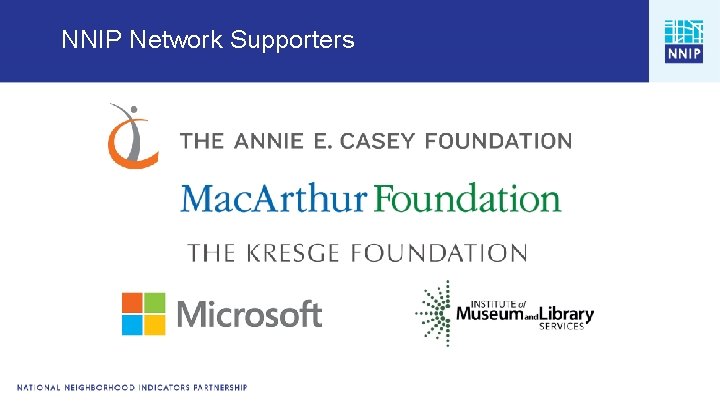 NNIP Network Supporters 