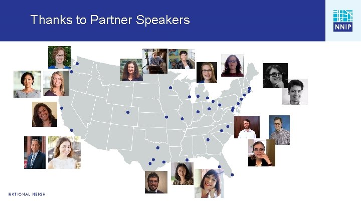 Thanks to Partner Speakers 