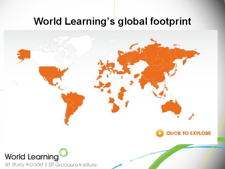 World Learning’s global footprint 