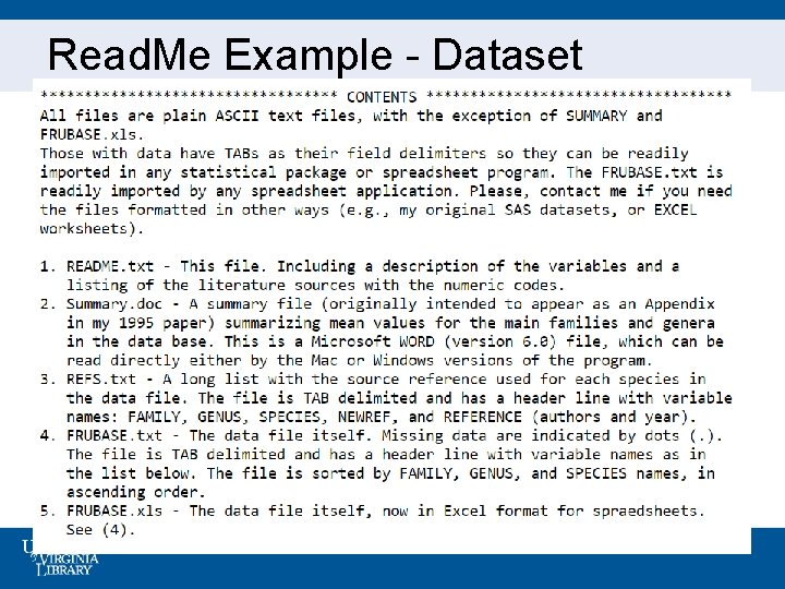 Read. Me Example - Dataset 7 