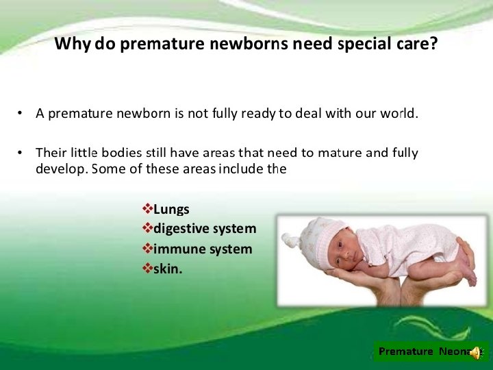 Premature Neonate 