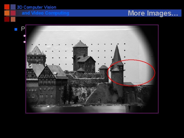 3 D Computer Vision and Video Computing n More Images… Problems l l Correspondence