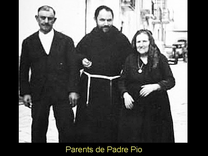 Parents de Padre Pio 