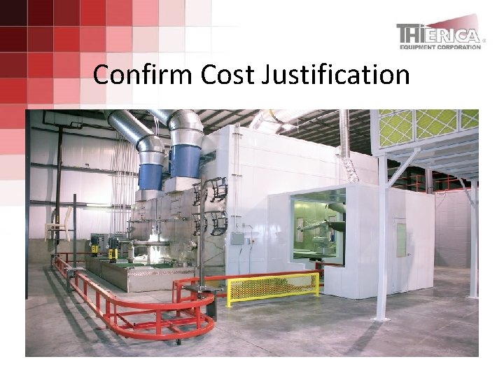 Confirm Cost Justification 