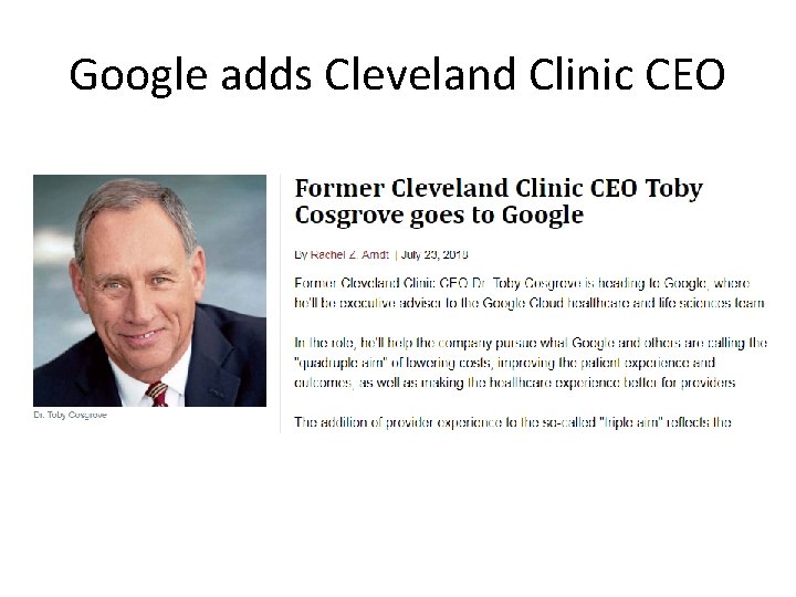 The Future of Healthcare and HTM David W