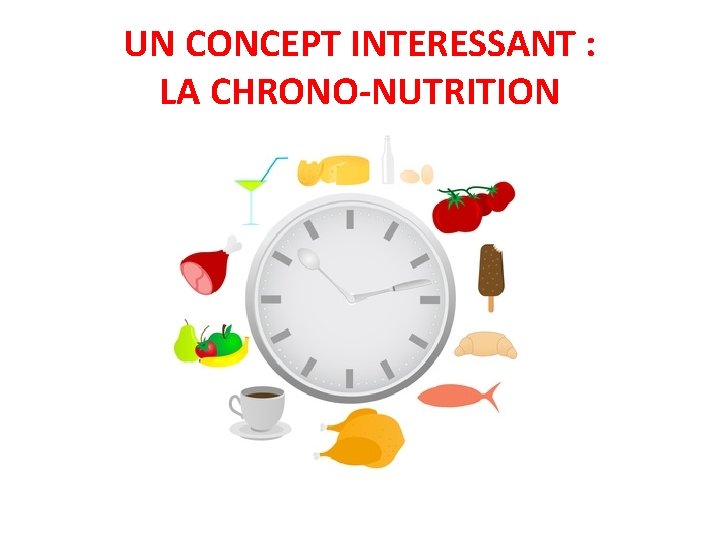 UN CONCEPT INTERESSANT : LA CHRONO-NUTRITION 