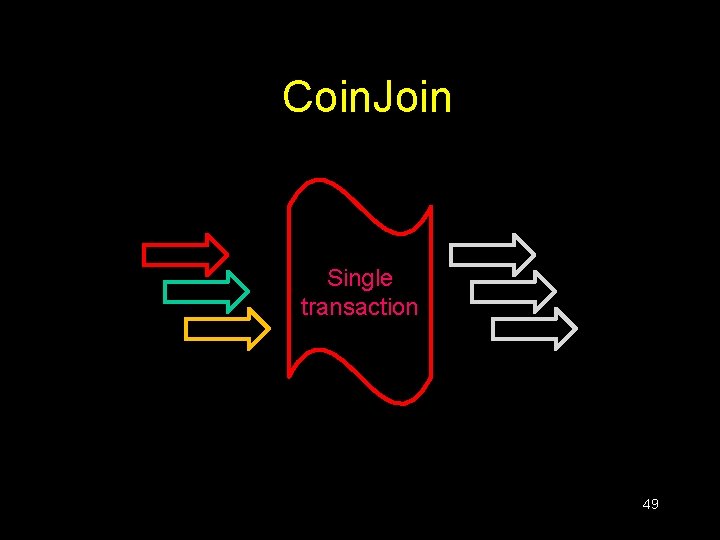 Coin. Join Single transaction 49 Coin. Join Single transaction 49