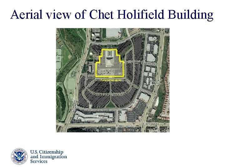 Aerial view of Chet Holifield Building Presenter’s Name June 17, 2003 17 Aerial view of Chet Holifield Building Presenter’s Name June 17, 2003 17