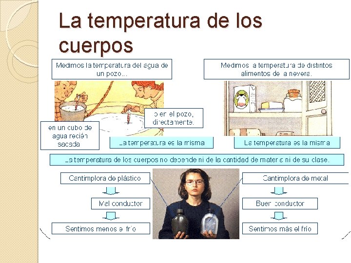 La temperatura de los cuerpos 