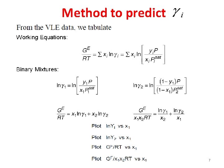 Method to predict 7 