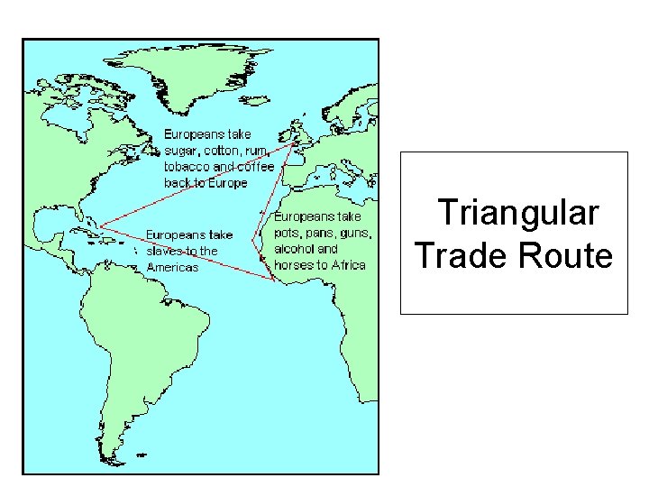 Triangular Trade Route 