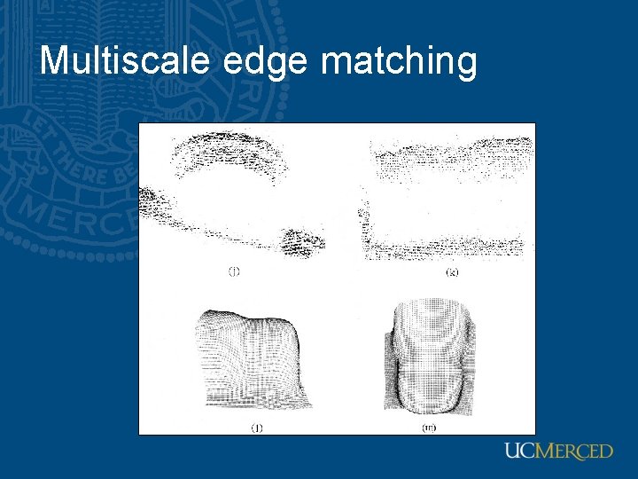 Multiscale edge matching 