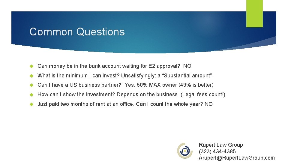 Common Questions Can money be in the bank account waiting for E 2 approval?