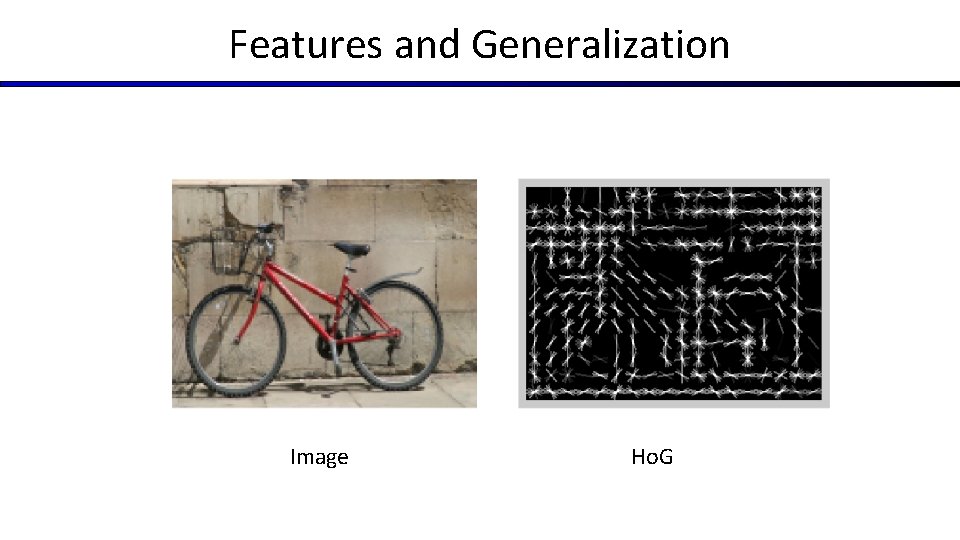 Features and Generalization Image Ho. G 