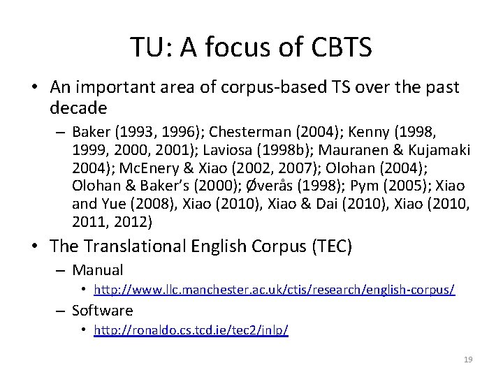 Using corpora in contrastive and translation studies Corpus