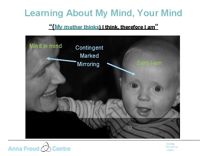 Learning About My Mind, Your Mind “(My mother thinks) I think, therefore I am”