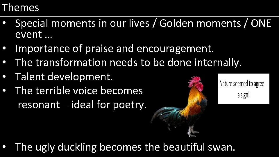 Themes • Special moments in our lives / Golden moments / ONE event …