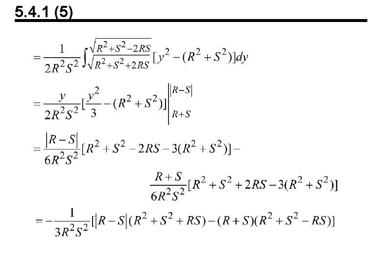 5. 4. 1 (5) 5. 4. 1 (5)