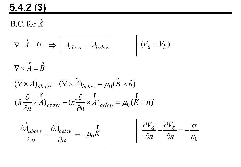 5. 4. 2 (3) 5. 4. 2 (3)