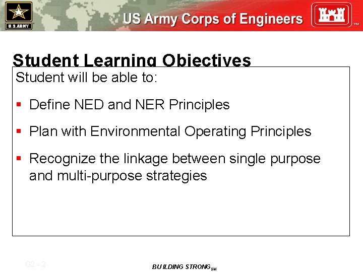 Student Learning Objectives Student will be able to: § Define NED and NER Principles