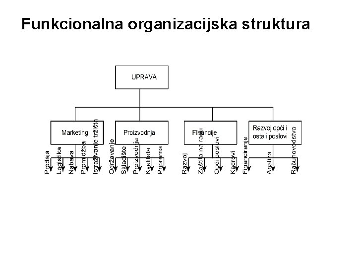 Funkcionalna organizacijska struktura 