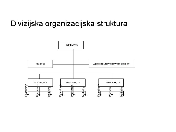 Divizijska organizacijska struktura 