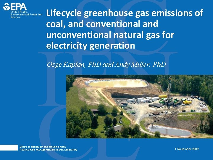 Lifecycle greenhouse gas emissions of coal, and conventional and unconventional natural gas for electricity