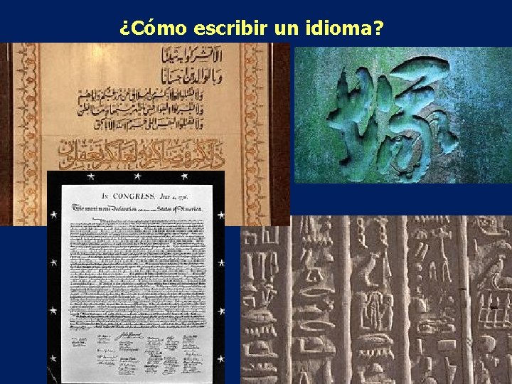 ¿Cómo escribir un idioma? Roots of Language 