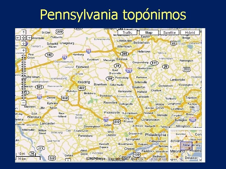 Pennsylvania topónimos 