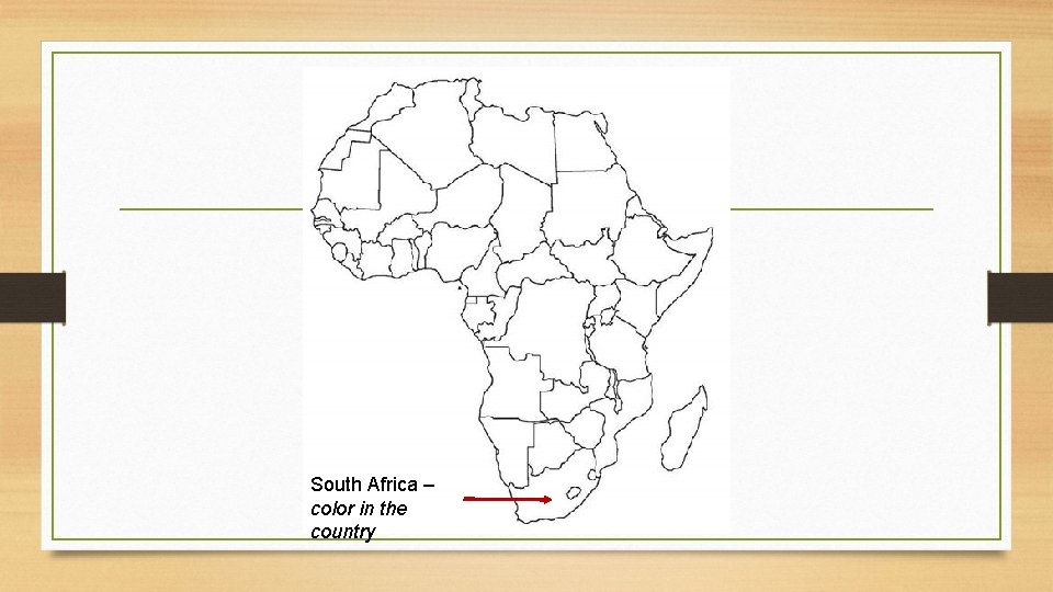 South Africa – color in the country 