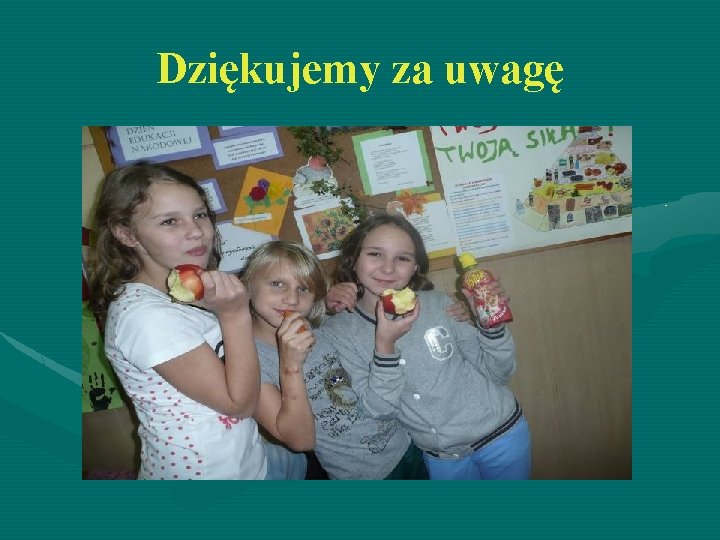 Dziękujemy za uwagę 