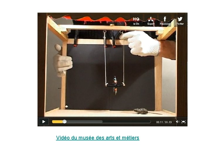 Vidéo du musée des arts et métiers Vidéo du musée des arts et métiers