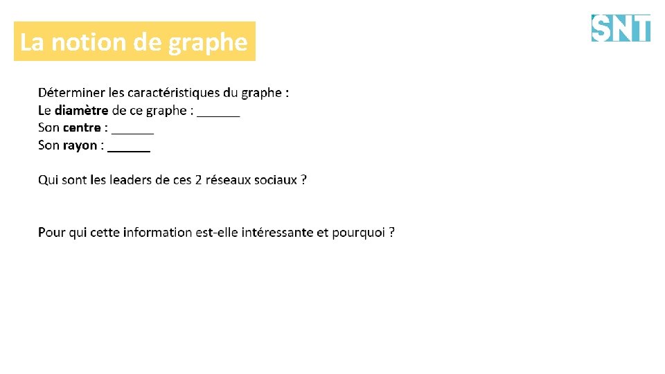 La notion de graphe 