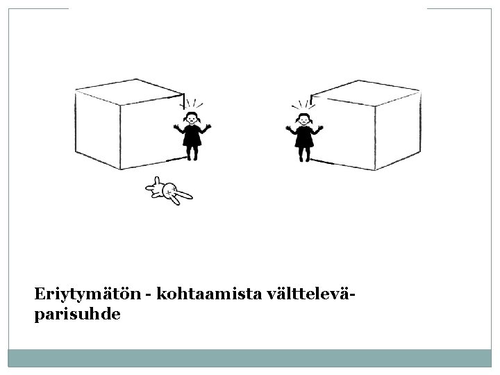 Eriytymätön - kohtaamista vältteleväparisuhde 