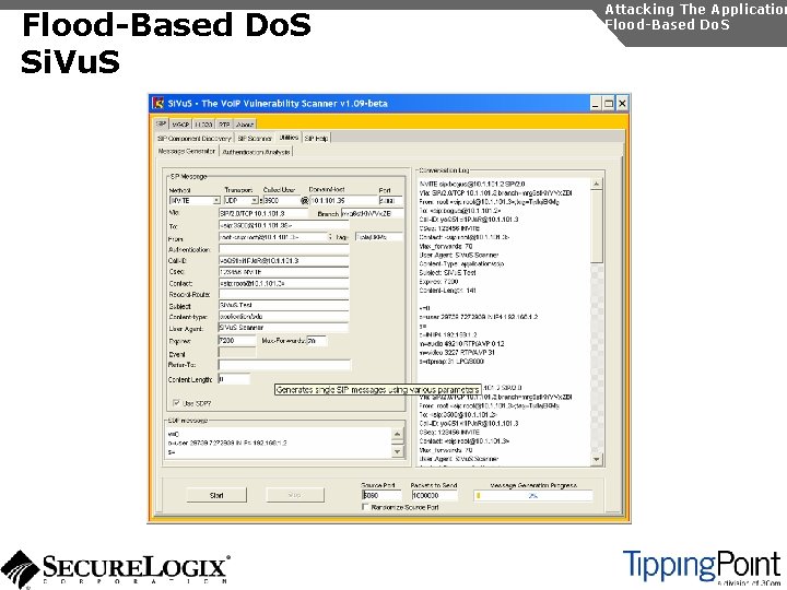 Flood-Based Do. S Si. Vu. S Attacking The Application Flood-Based Do. S 