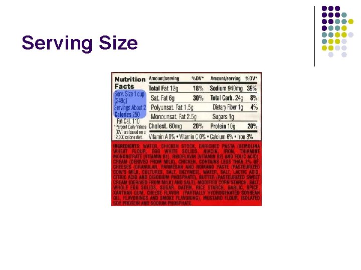 Serving Size Serving Size